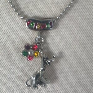 Disney Pluto Friends Charm Necklace Vintage unique à